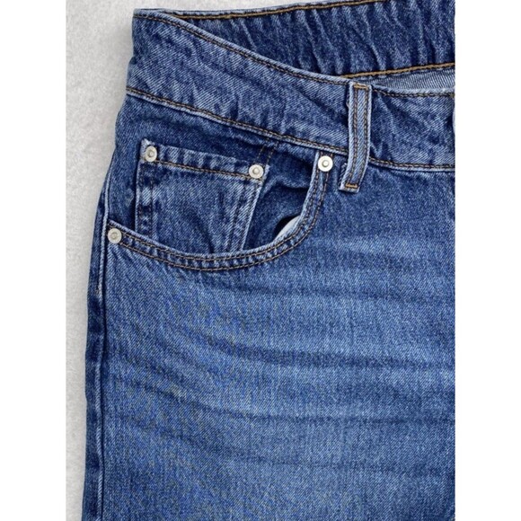 Levi's Superlow Jeans Women's Blue Denim Relaxed Fit W31 L32 Boot Cut Western - Picture 13 of 16